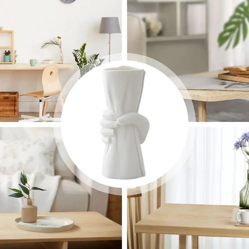 Ceramic Female Body Vase Abstract Art Flower Holder