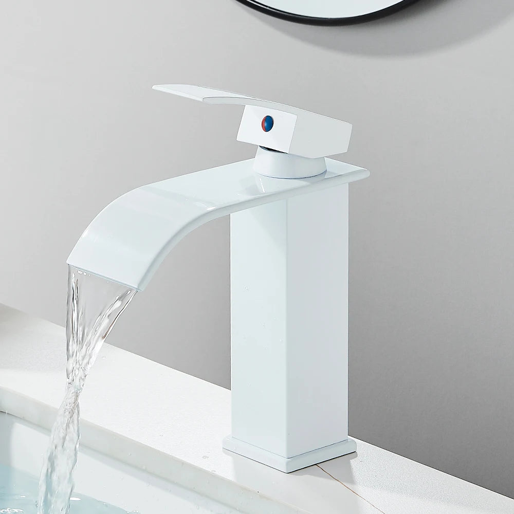 Crane Tap Waterfall Basin Faucet Single Handle Mixer