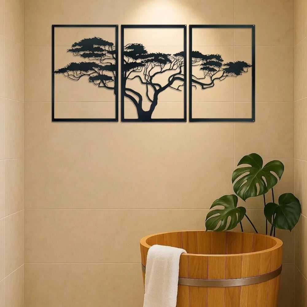 Tree of Life Metal Wall Art Set