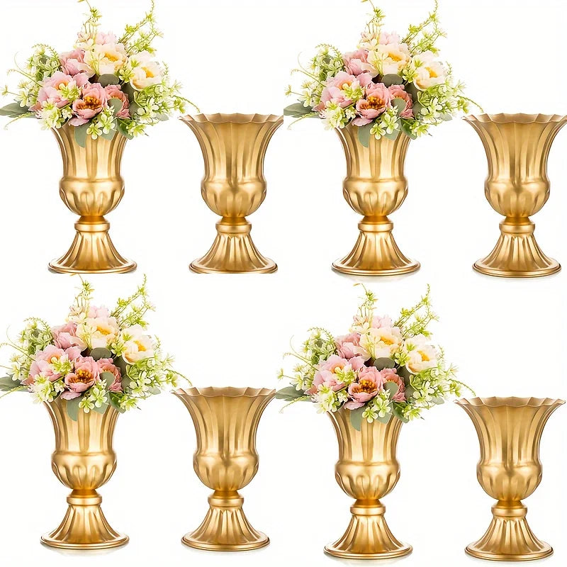 Metal Trumpet Flower Pot