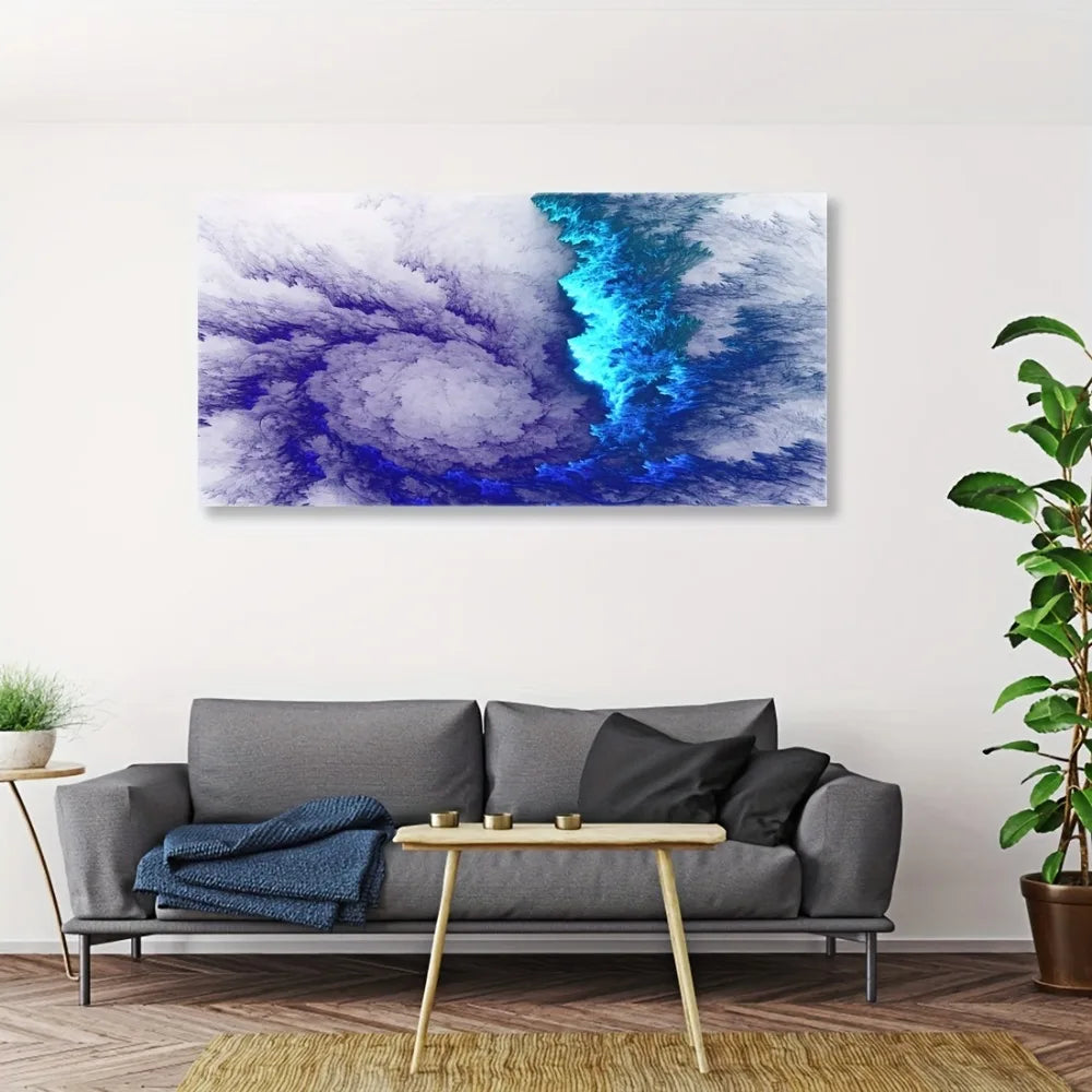 Blue Abstract Picture Artwork