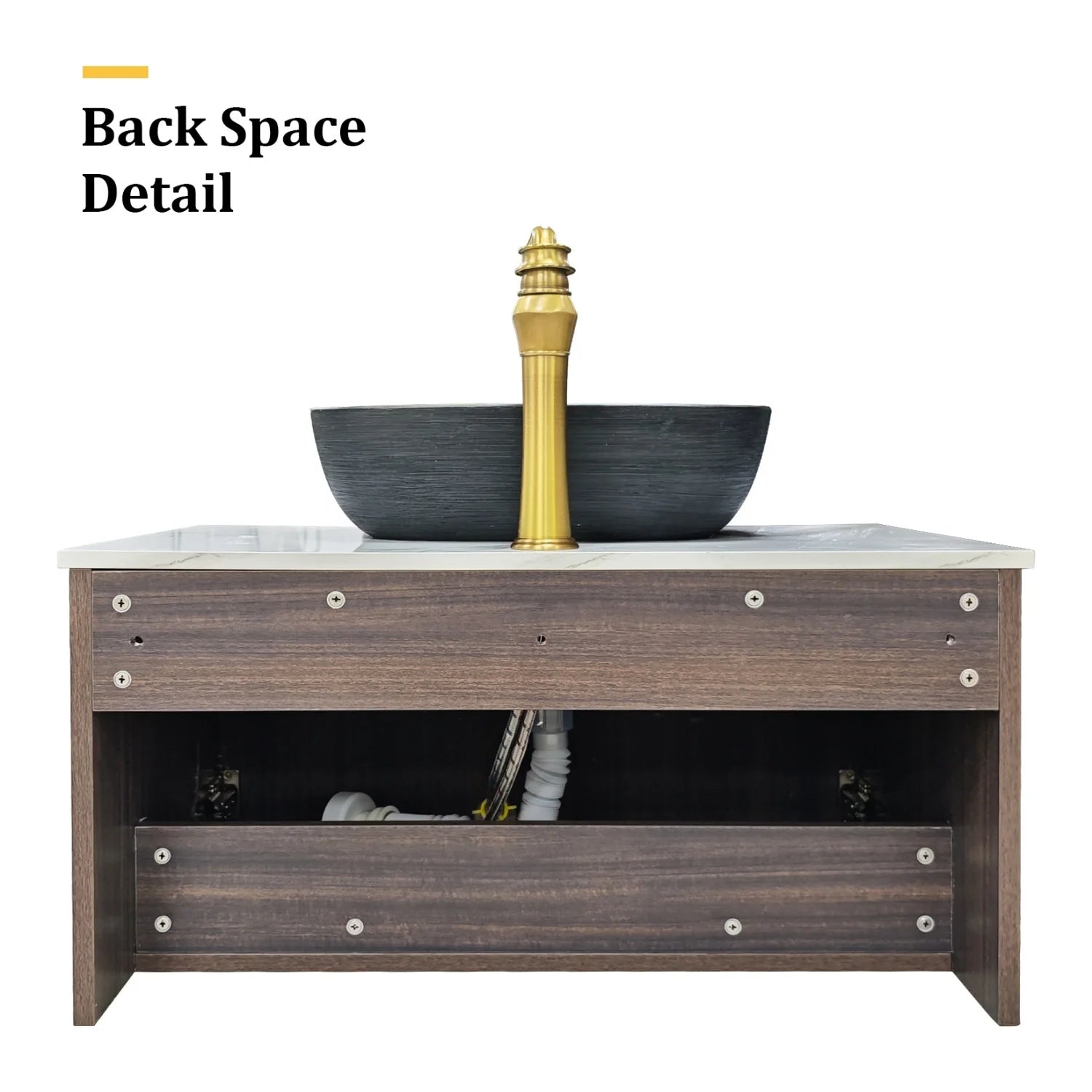 Modern Floating Bathroom Vanity Sink Combo Wall Cabinet Set