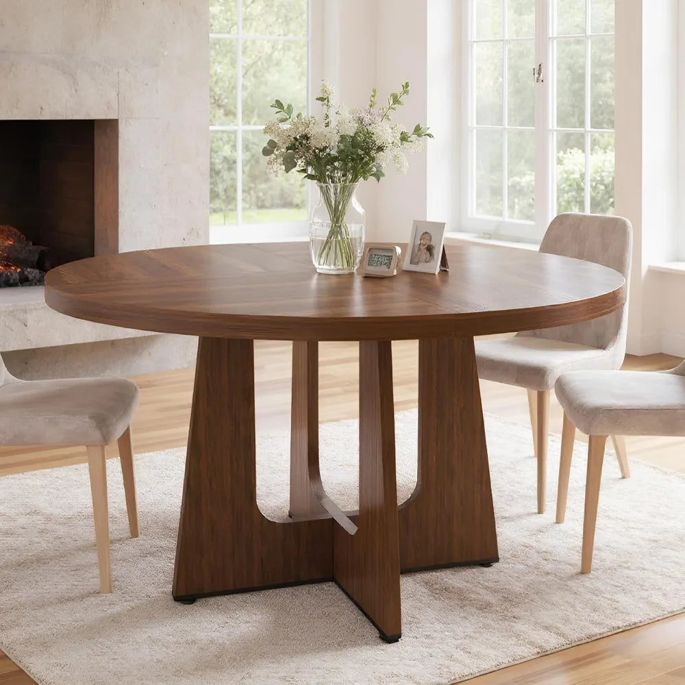 Round Dining Table for 4-6