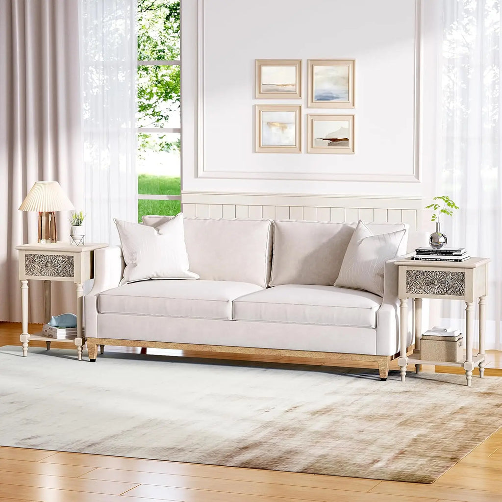 Vintage Nightstand with Drawer