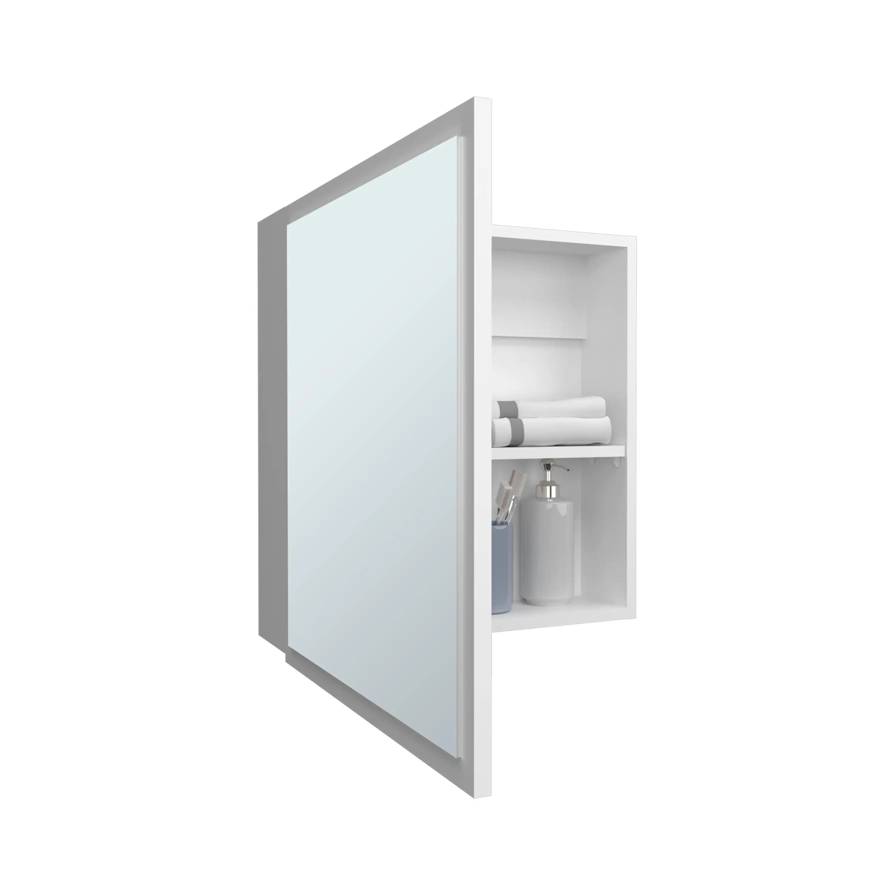 21.1" H x 19.7" W Mirror Medicine Cabinet