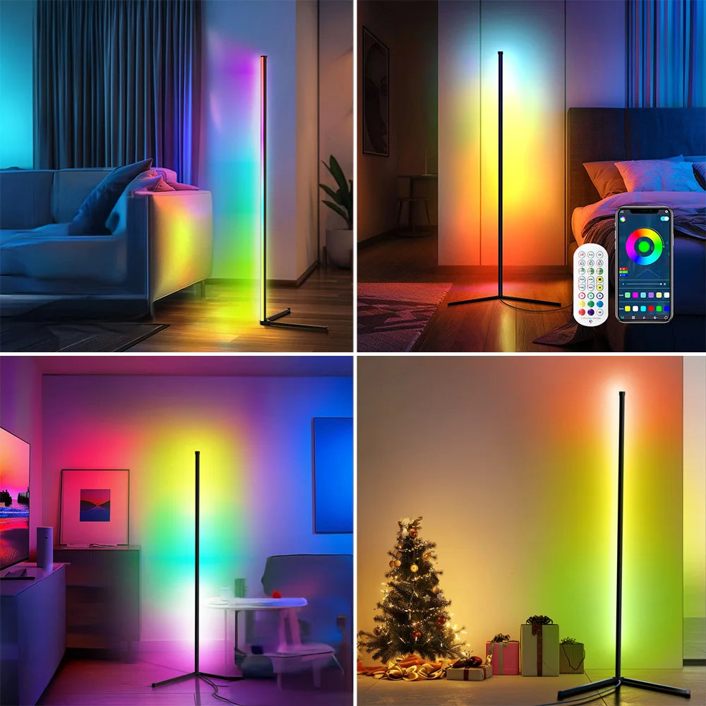 Corner Floor Lights 1/2 Pack -(16Million RGB Color)