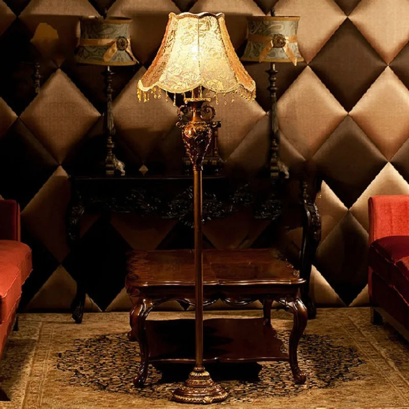 Resin Vintage Classical Floor Lamp