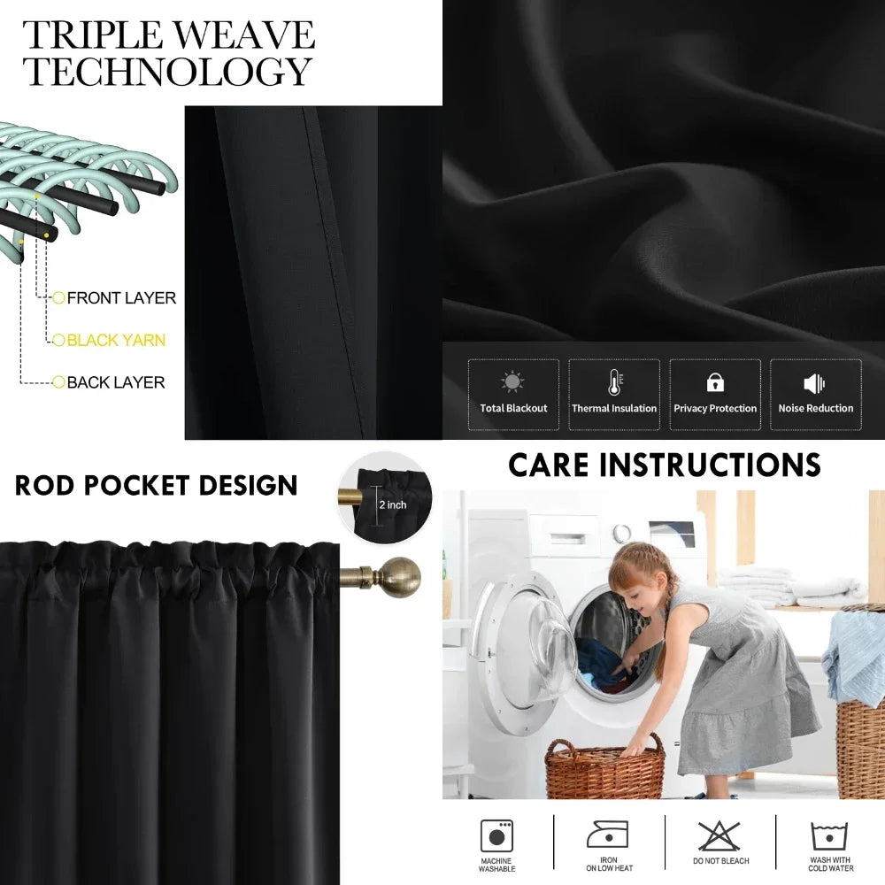 Blackout Grommet Curtains
