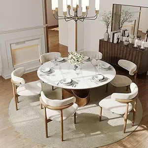 Round Dining Table for 4-6