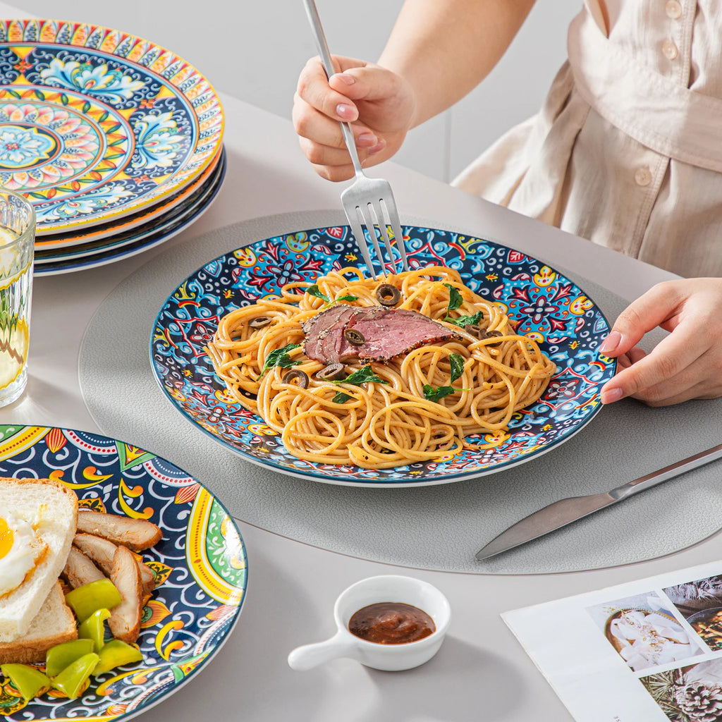 vancasso 12/16/18/24 Piece Ceramic Dinnerware Set Stoneware