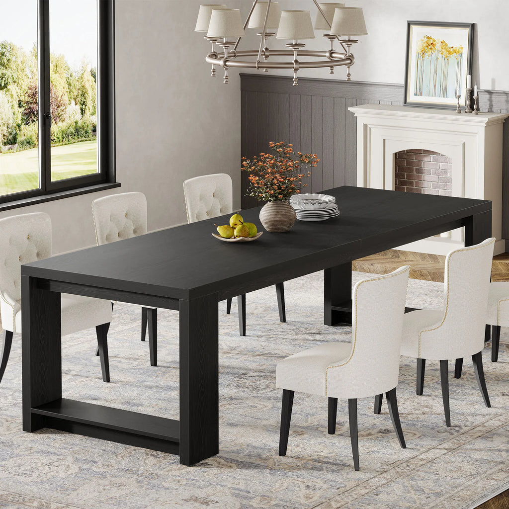 Narrow Long Dining Table for 6-8 People