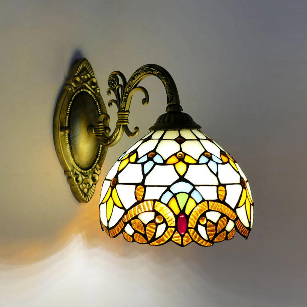 Glass & Metal Wall Lamp