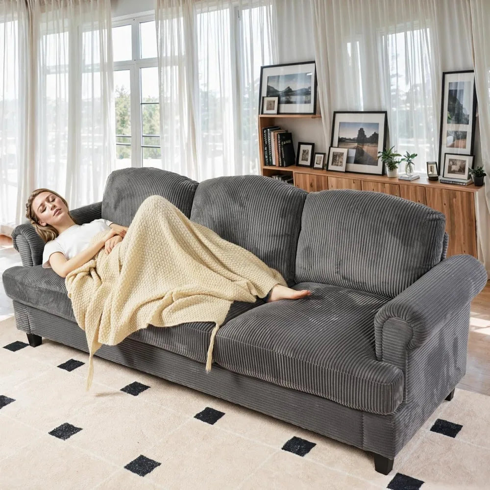 3 Seater Sofa Couch with Deep Seat