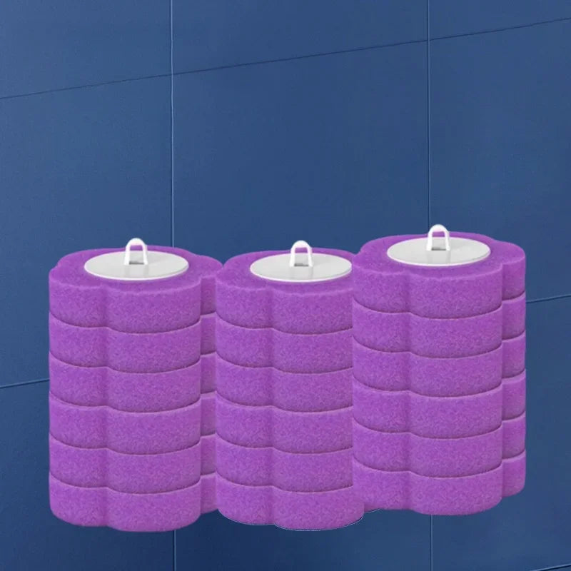 Disposable bathroom toilet cleaning brush