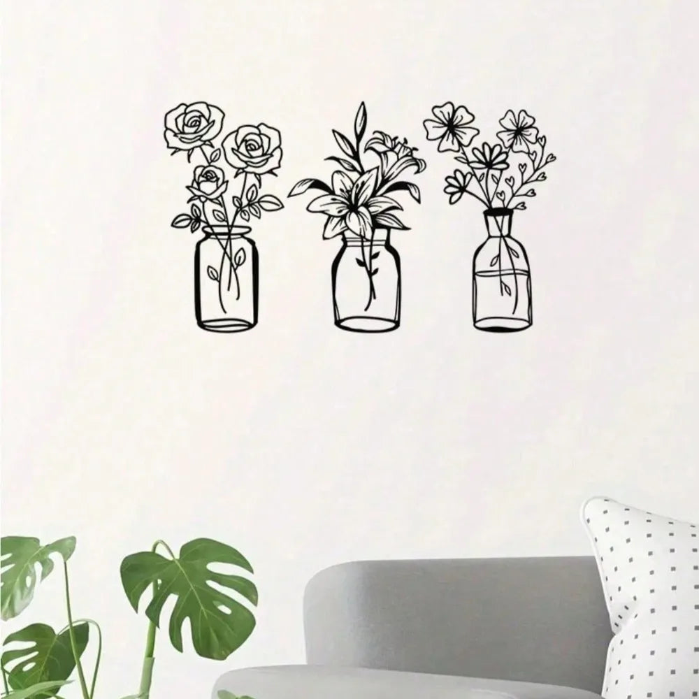 Metal Tulip Sculpture (Abstract Wire Art)