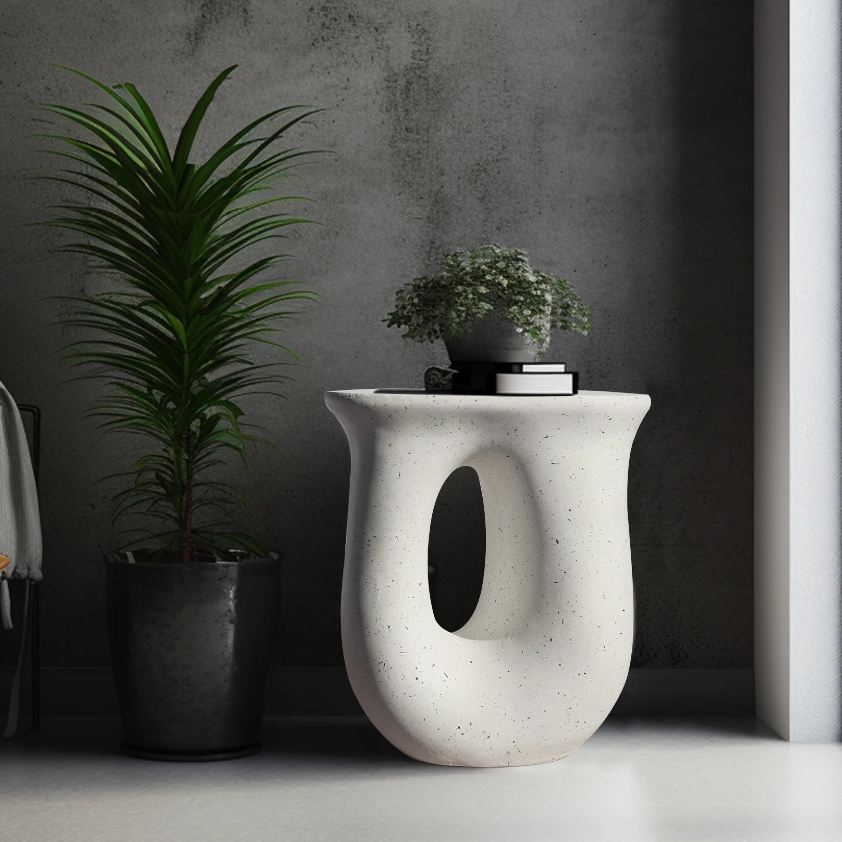 Pedestal Table Stand Plant Stand 17.7"