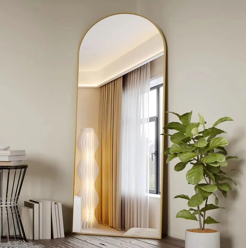 Arched Full Length Body Standing Floor Mirror