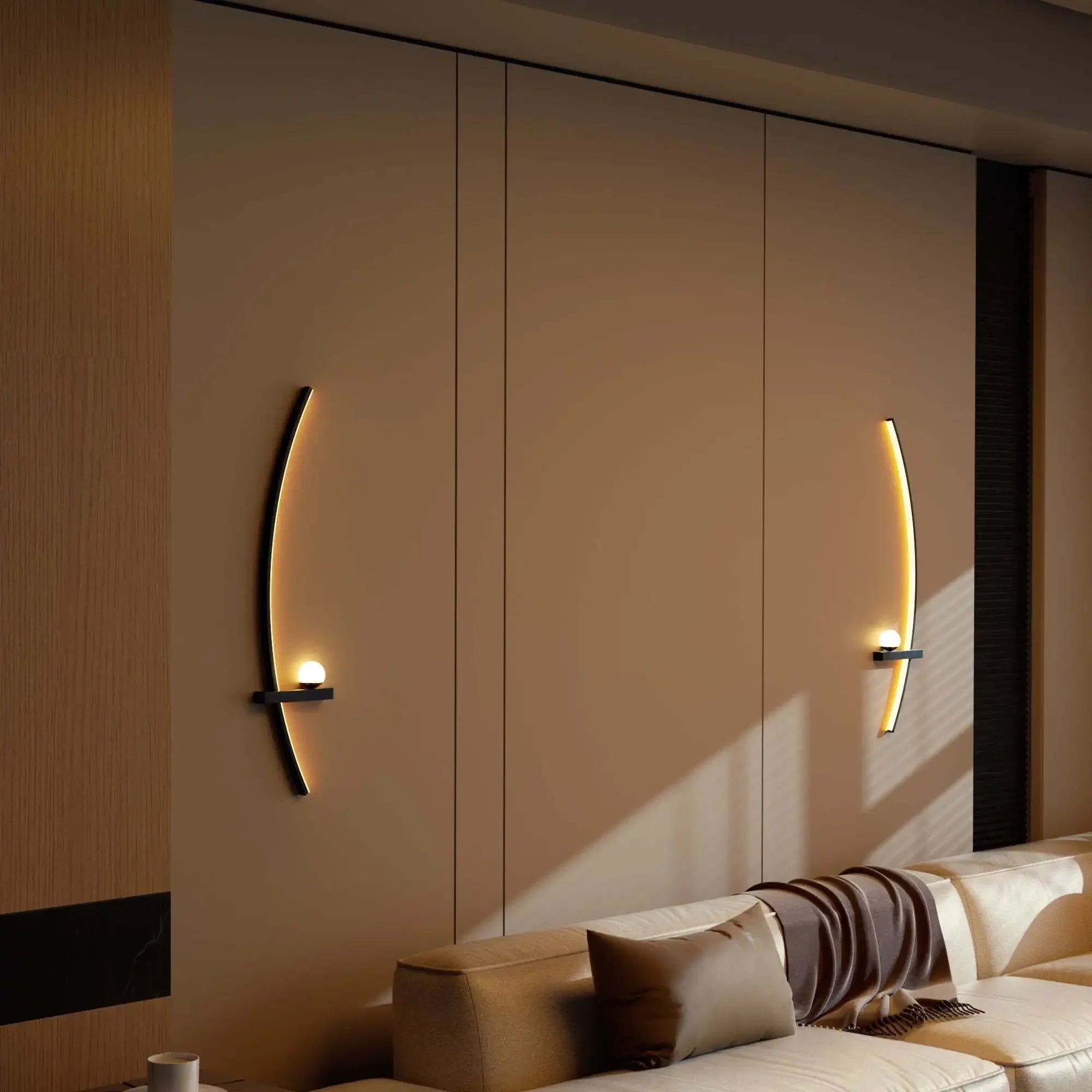 Modern Adjustable LED Wall Sconce (2pcs)