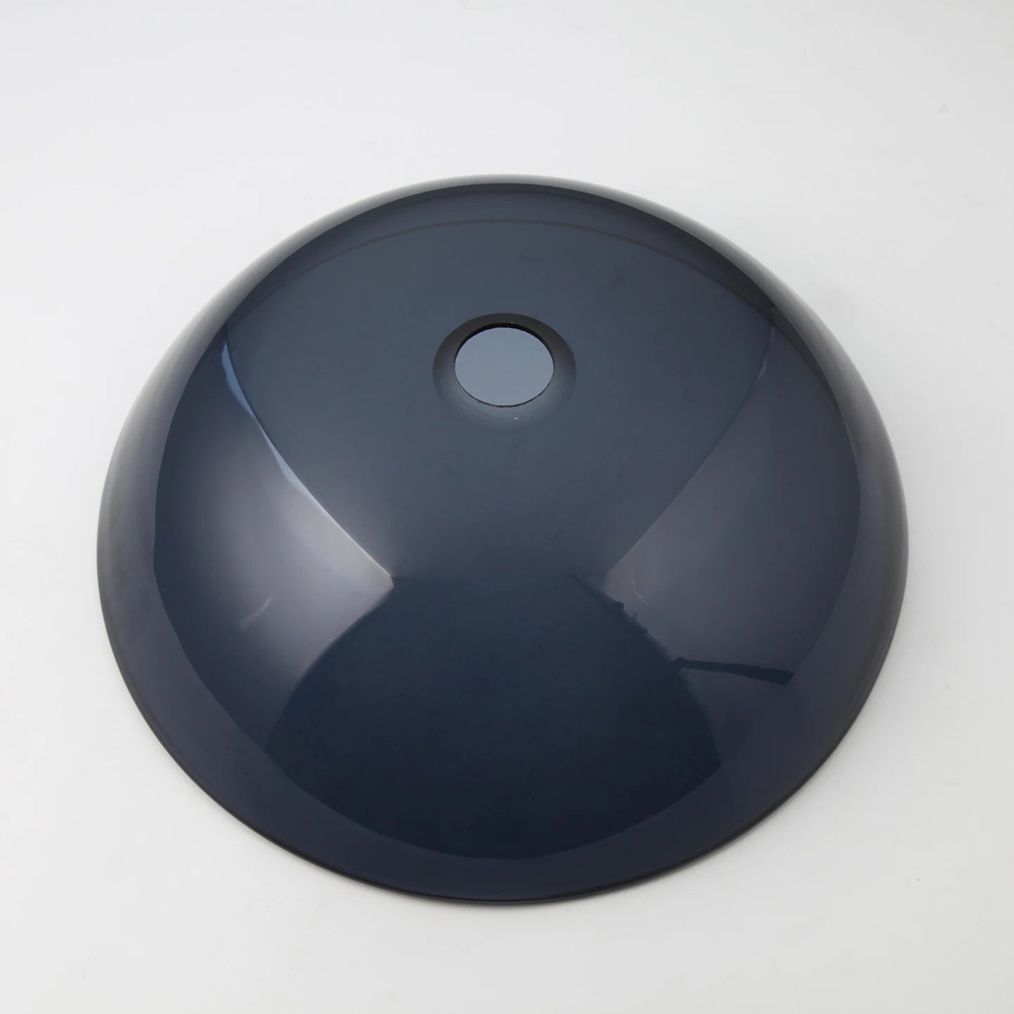 Tempered Glass Bathroom Grey Vessel Sink W/ Waterfall Faucet  Mixer