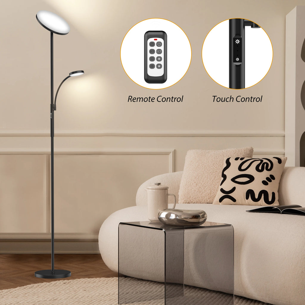 LED Floor Lamp with Remote Control