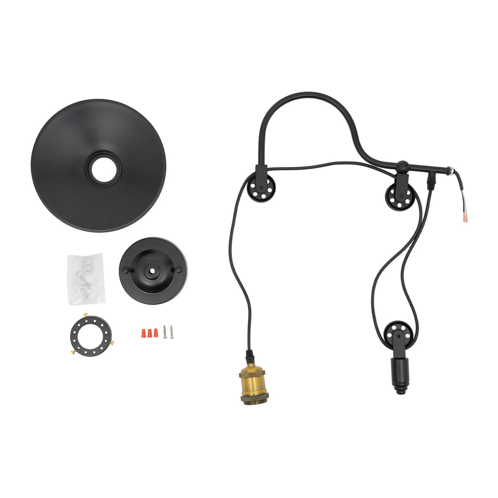 Black Wall Sconce-Iron Vintage