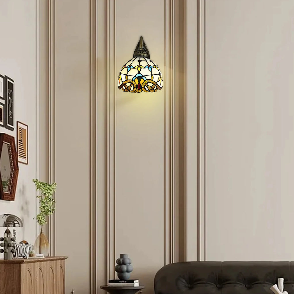Glass & Metal Wall Lamp