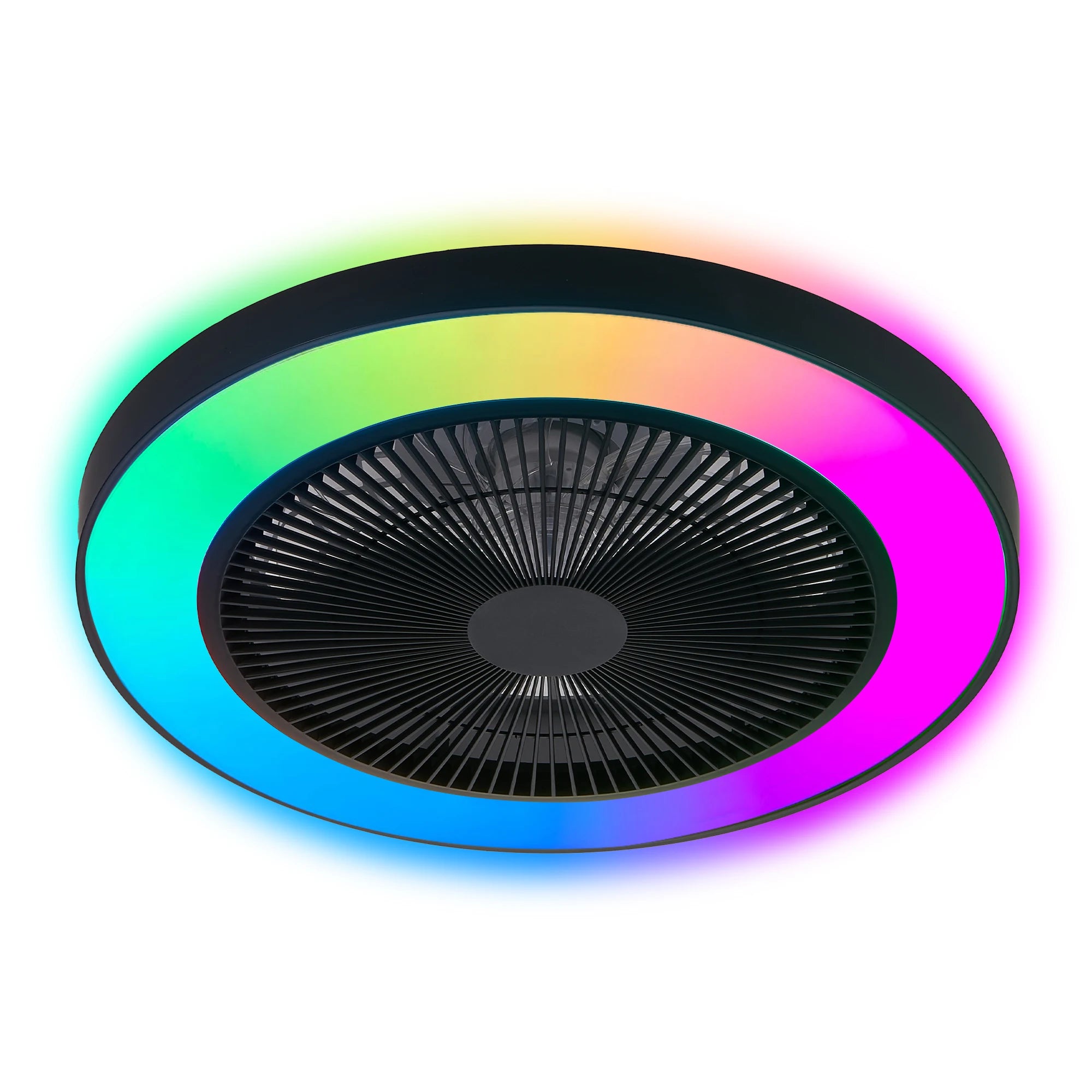 19" LED Ceiling Fan Light Smart RGB Lights with Remote & APP Control