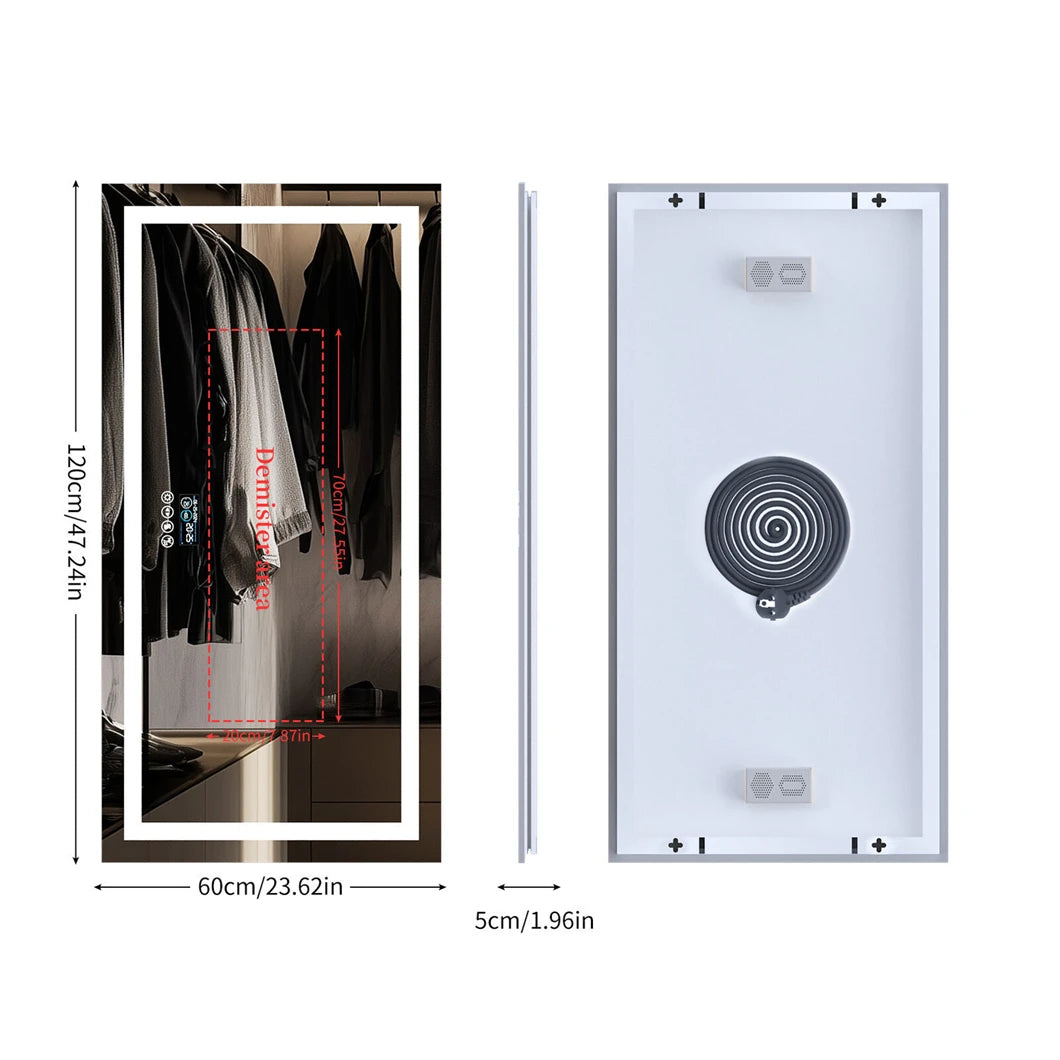 XXL Bathroom Mirror Smart LED Vanity Mirror
