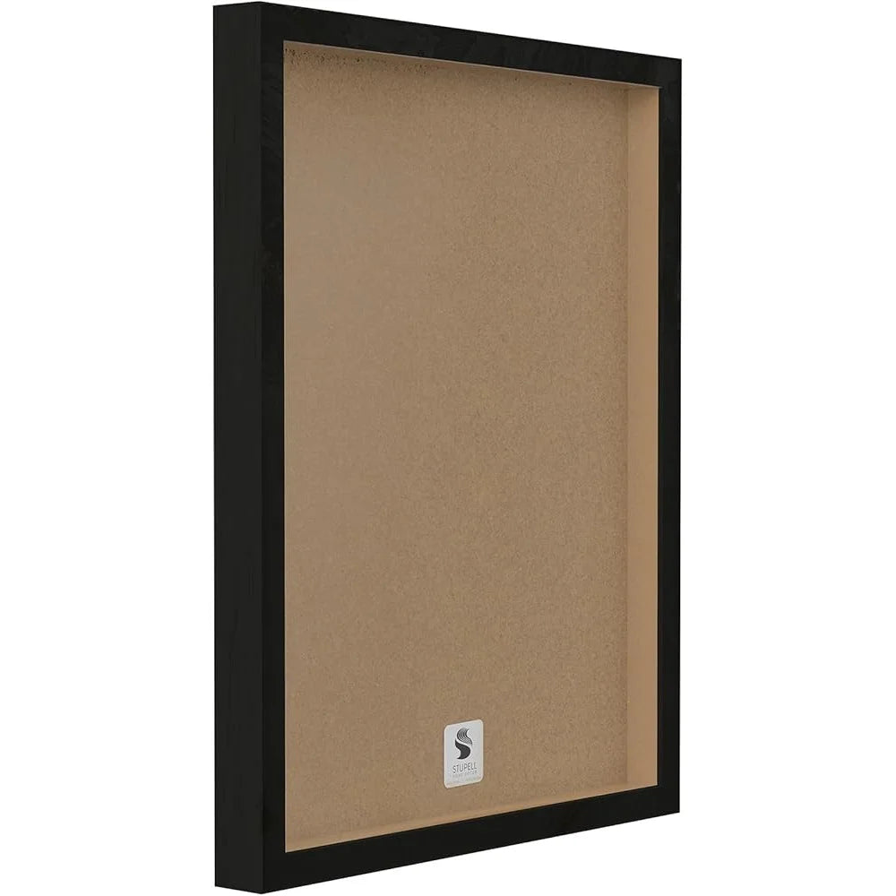 Acoustic Guitar Abstract Watercolor Art (Black Framed)