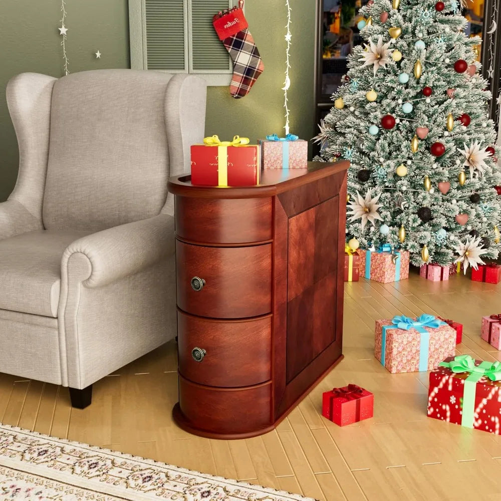 Solid Wood End Table