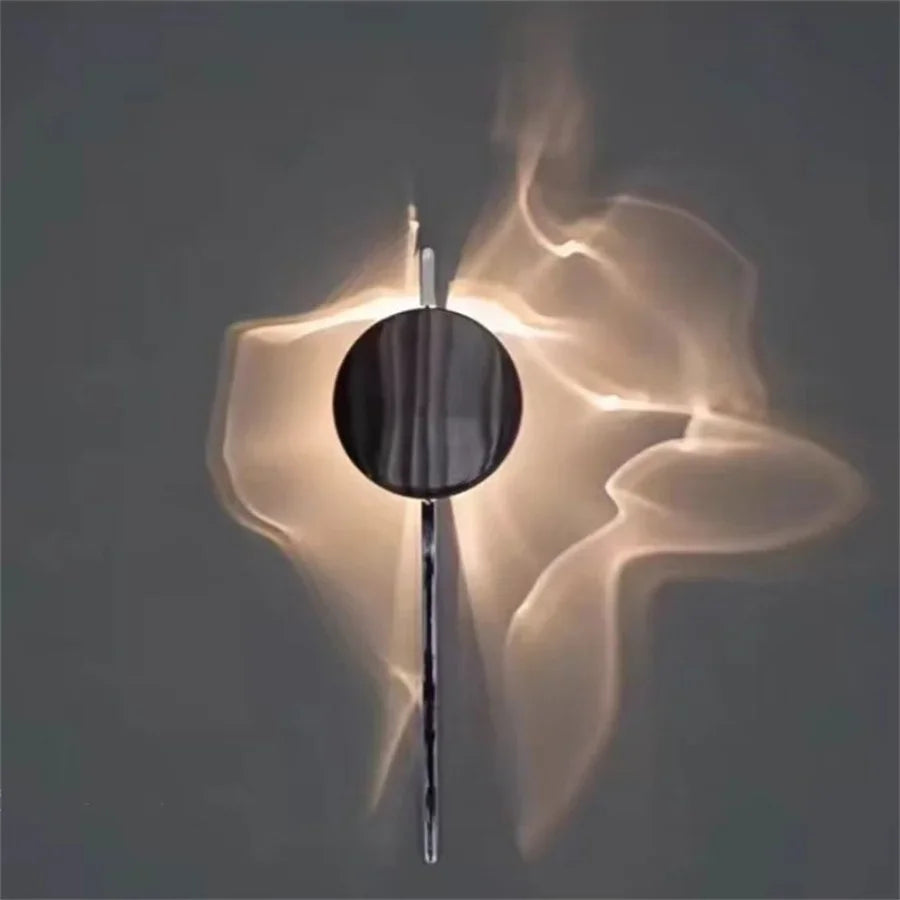 Shadow LED Wall Lamp w/Rotatable Corrugated LED