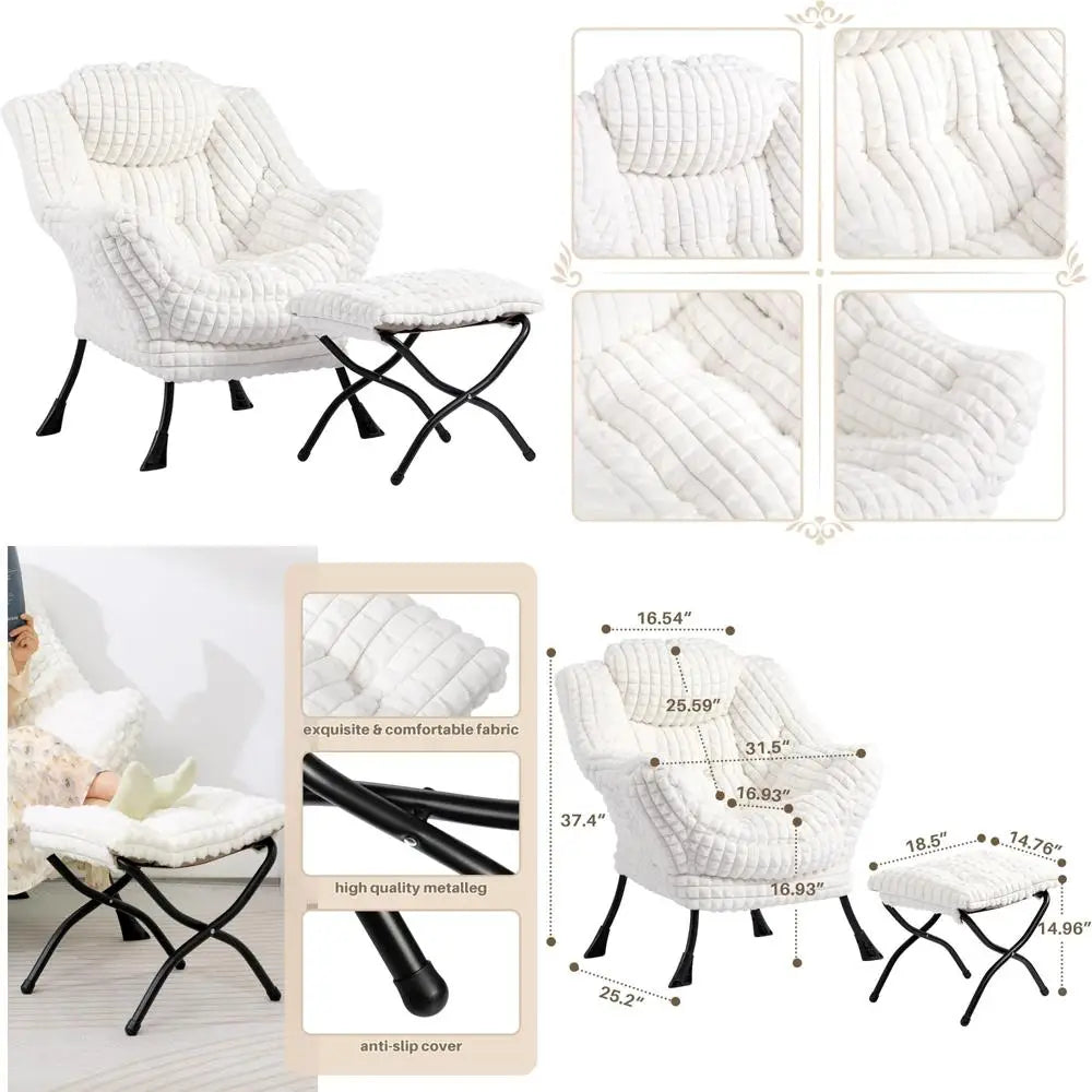 Folding Ottoman Lazy Chair