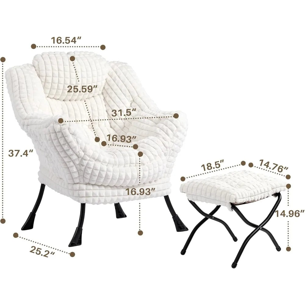 Folding Ottoman Lazy Chair