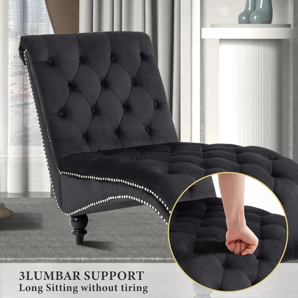 Tufted Chaise Lounge Chair