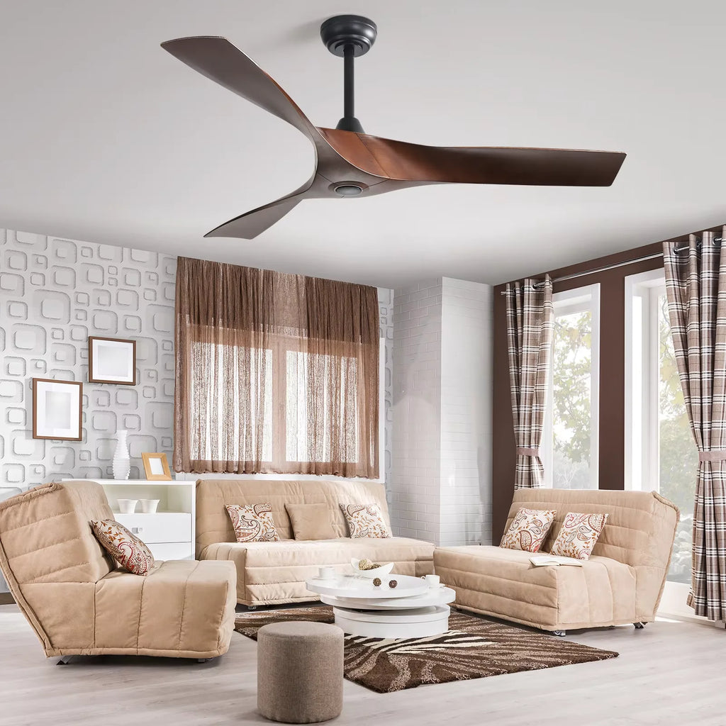 Modern 52-inch Ceiling fan  DC 6-speed high wind with remote control for rooms