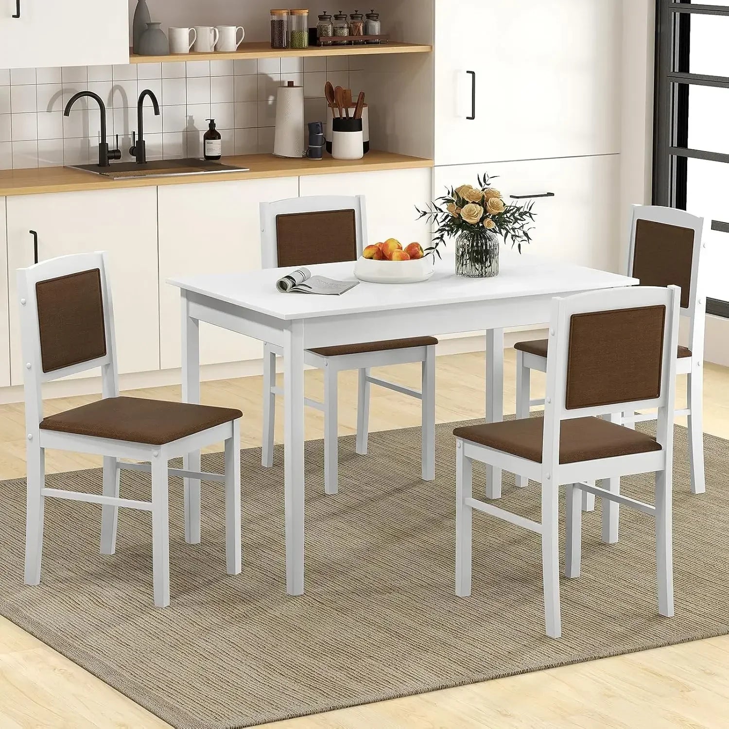 5-Piece Dining Table Set for 4