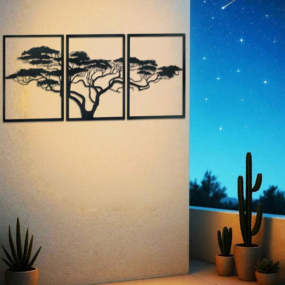 Tree of Life Metal Wall Art Set