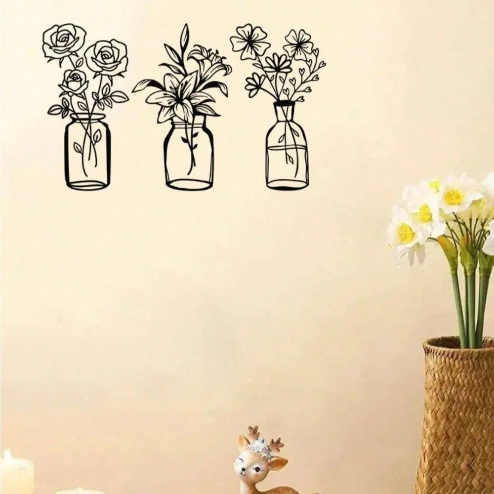 Metal Tulip Sculpture (Abstract Wire Art)