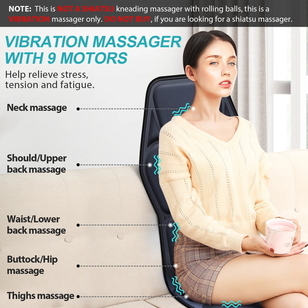 Massage Seat Cushion With Heating, Massage Chair Cushion For Men And Women