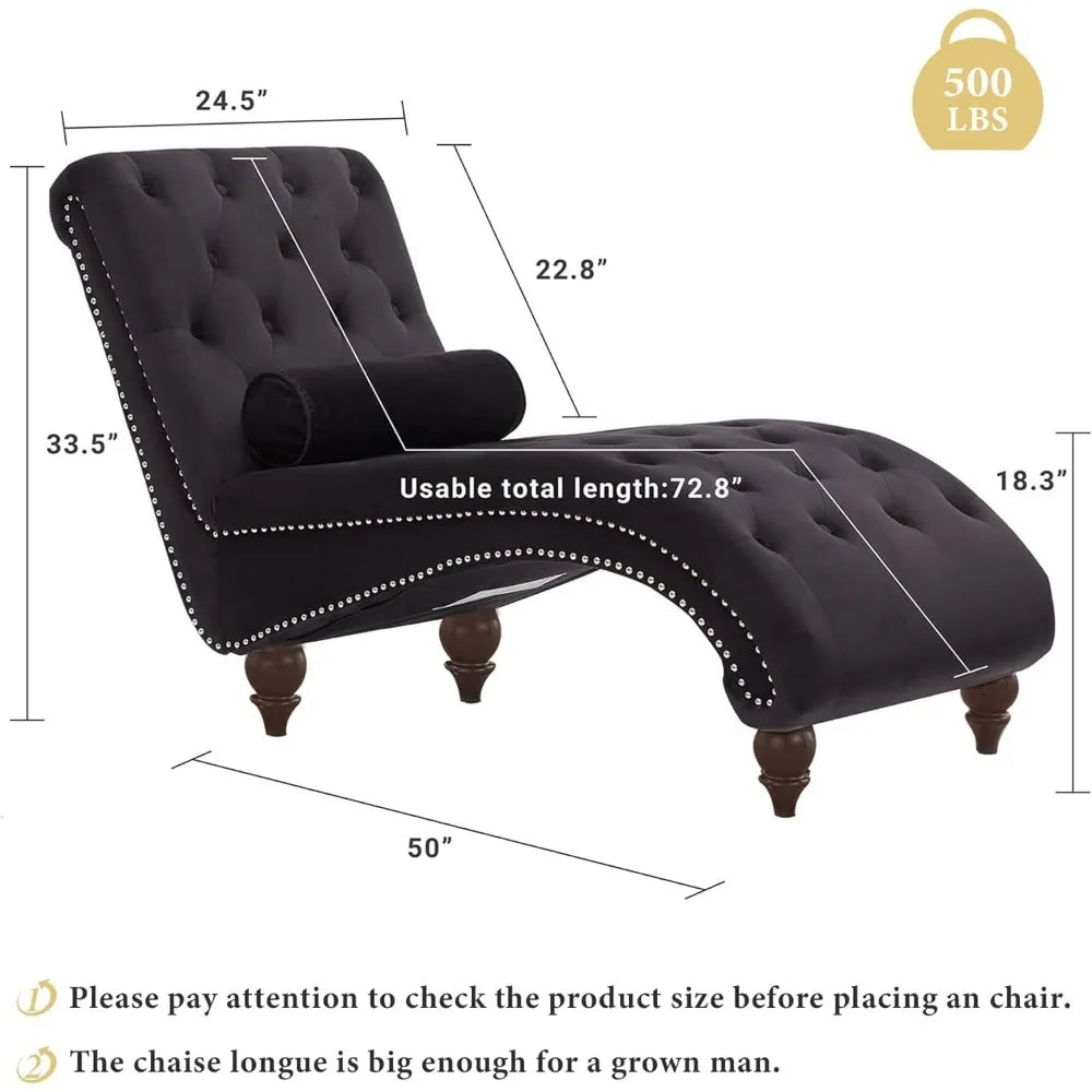 Tufted Chaise Lounge Chair