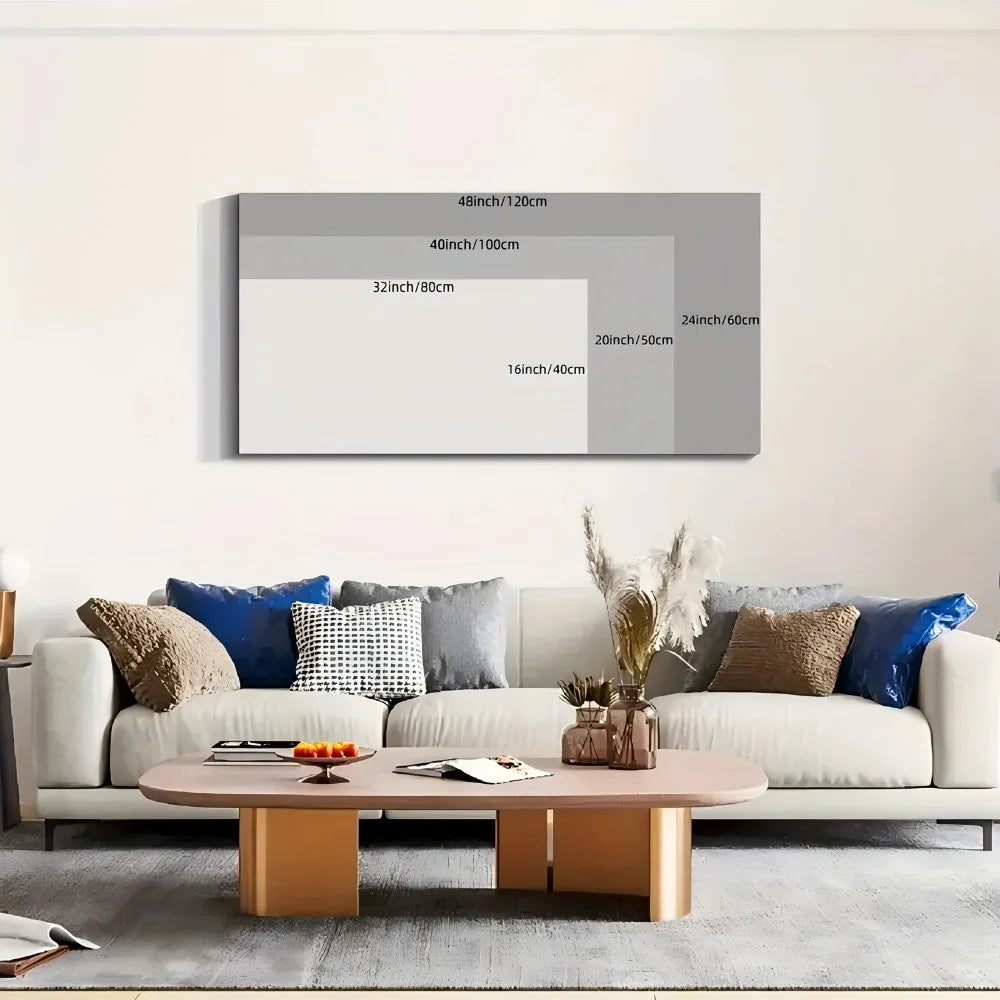 Abstract Red and White Acrylic Liquid Painting Print w/1.5 inch solid wood frame