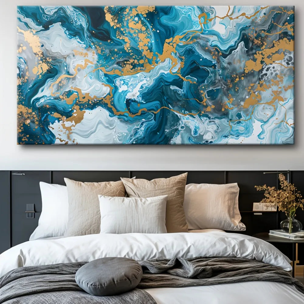 Blue Abstract Canvas Print