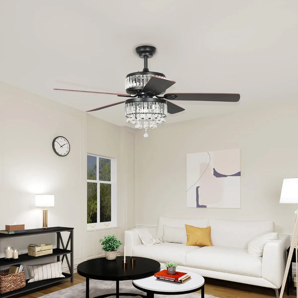 Ceiling Fan 52 Inch, Remote Control with Dual-Sided Blades