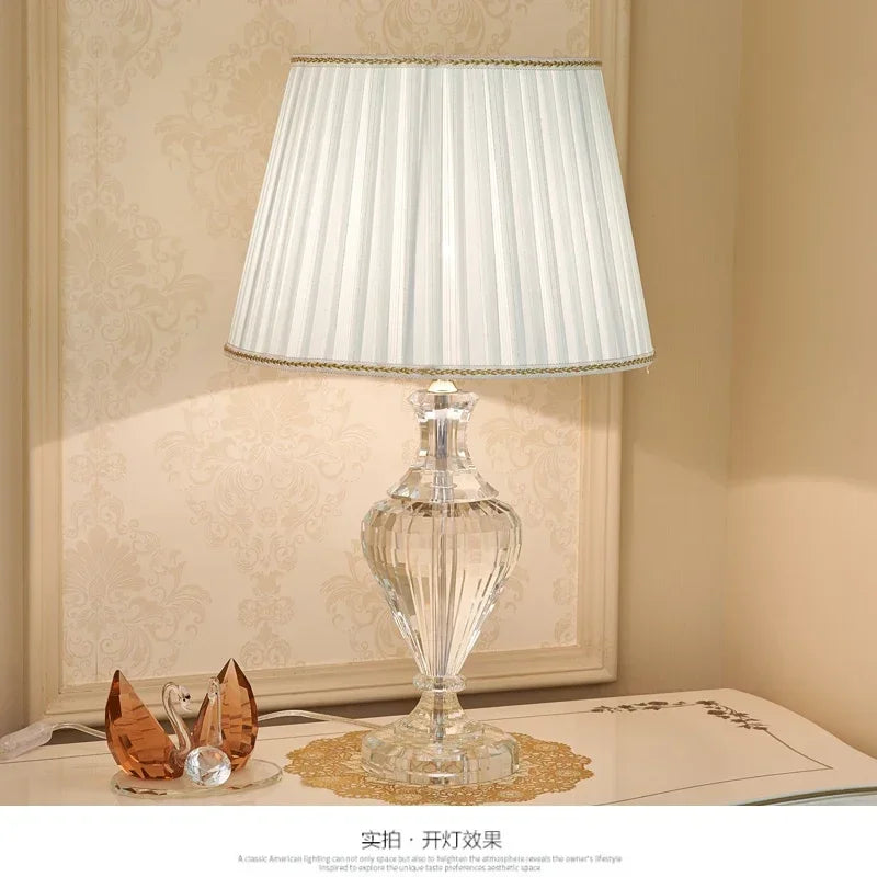 Nite Light Luxury Crystal Table Lamp