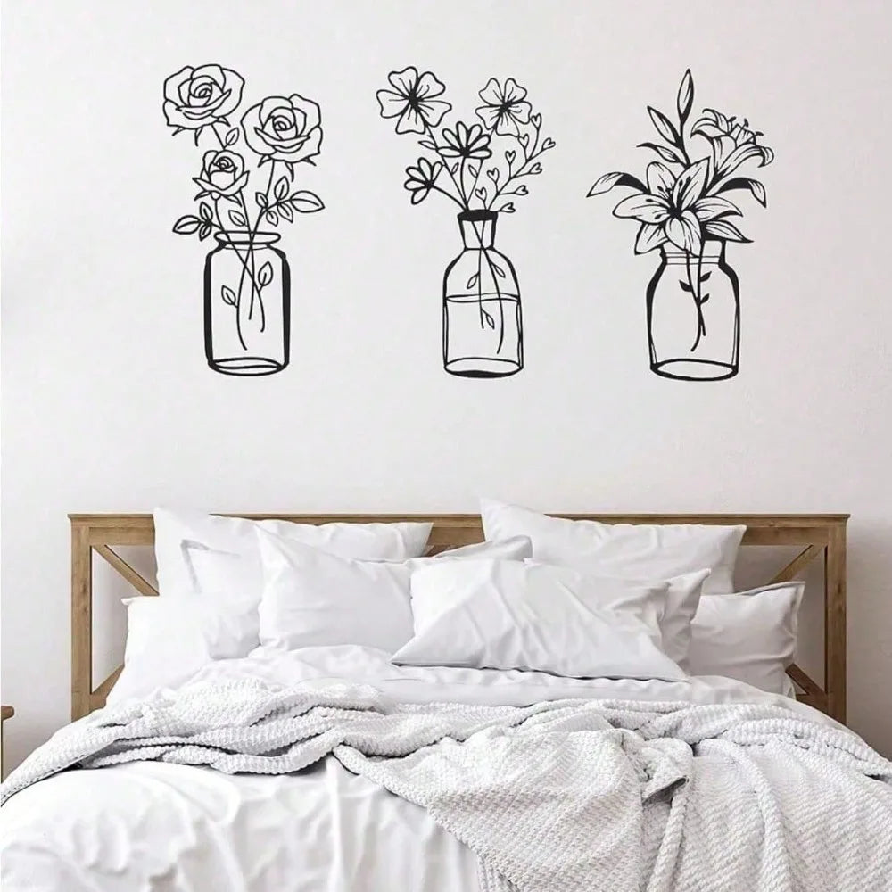 Metal Tulip Sculpture (Abstract Wire Art)