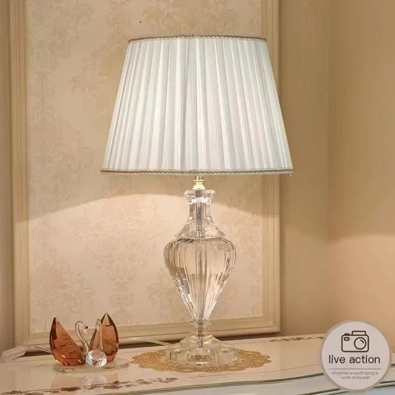 Nite Light Luxury Crystal Table Lamp
