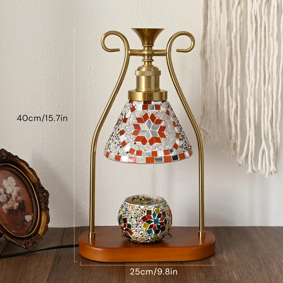 Bohemian style bedside lamp