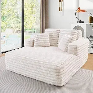 56" Oversized Chaise Lounge Chair