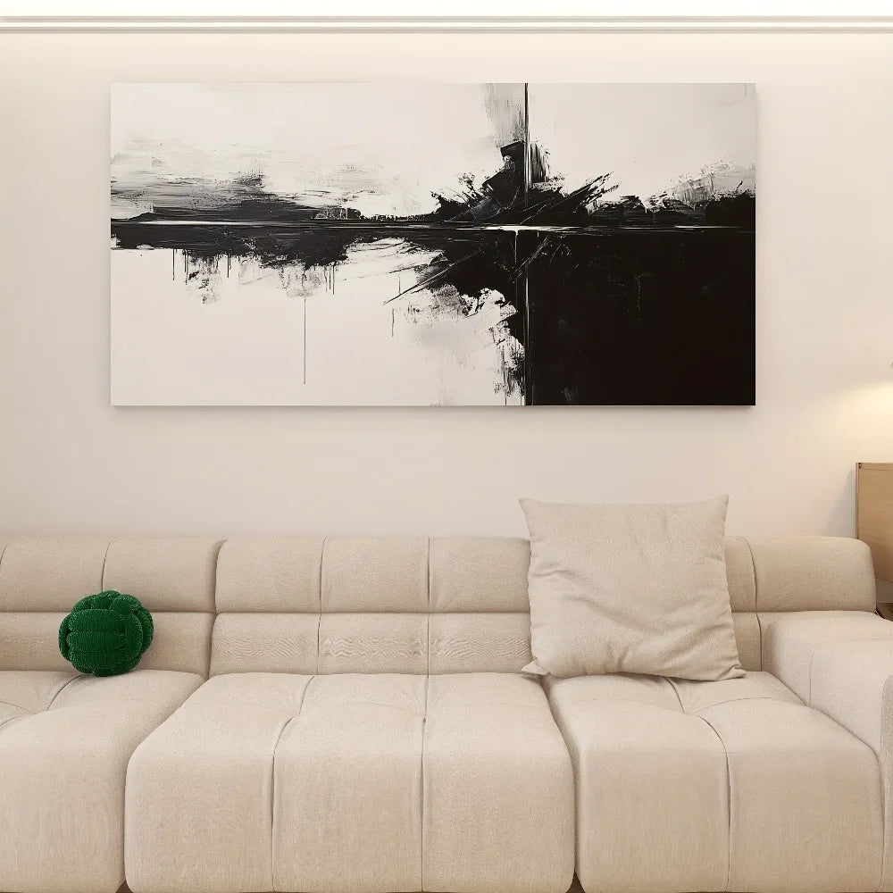 Abstract Deconstruction of Form and Structure Wall Art