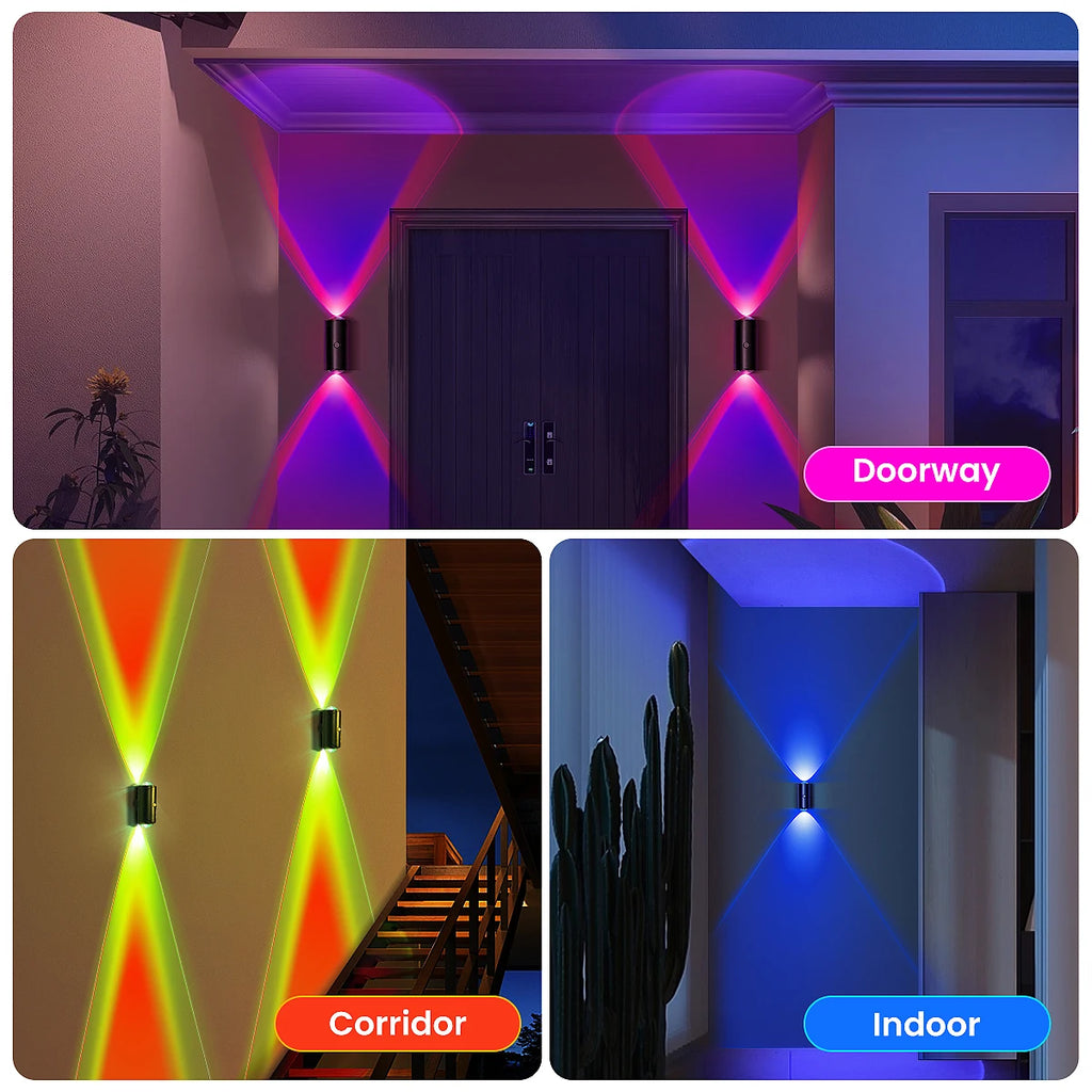 LED Motion Sensor Light Rechargeable Cordless Wall Lamps
